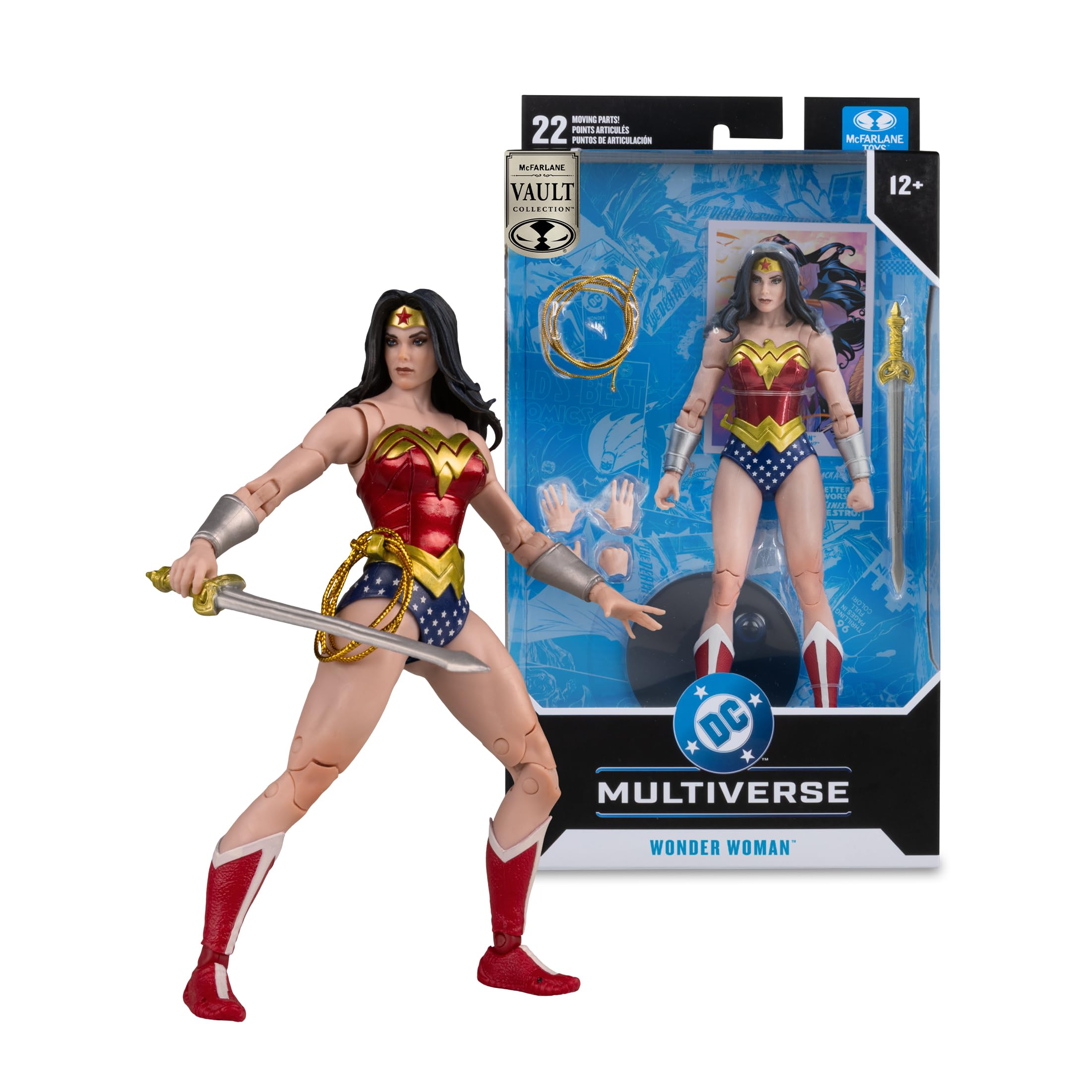 McFarlane DC Multiverse Wonder Woman (Classic) 7in Action Figure Vault Collection