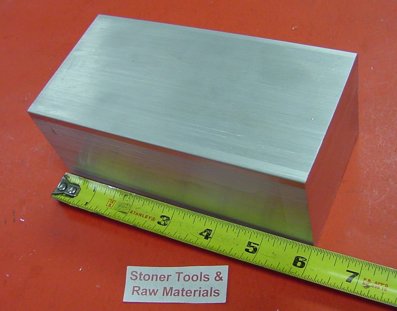 2" X 3" Aluminum 6061 T6511 Solid Flat BAR 6" Long +.07"/-0 Exturded Mill Stock