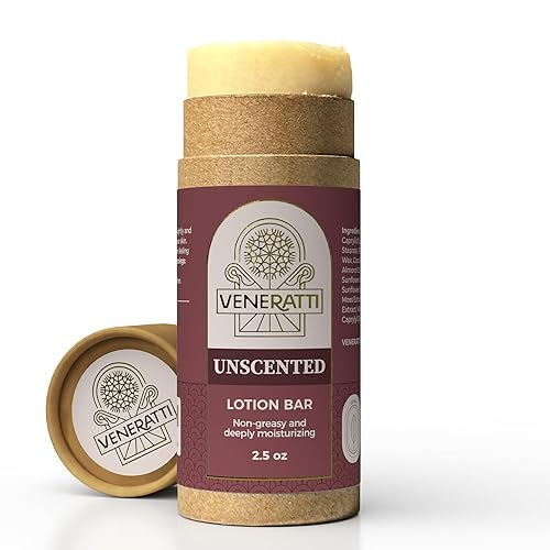 Barra de loción sin perfume, vegana, fabricada en los Estados Unidos, barra respetuosa con el medio ambiente, absorción rápida, no pegajosa,