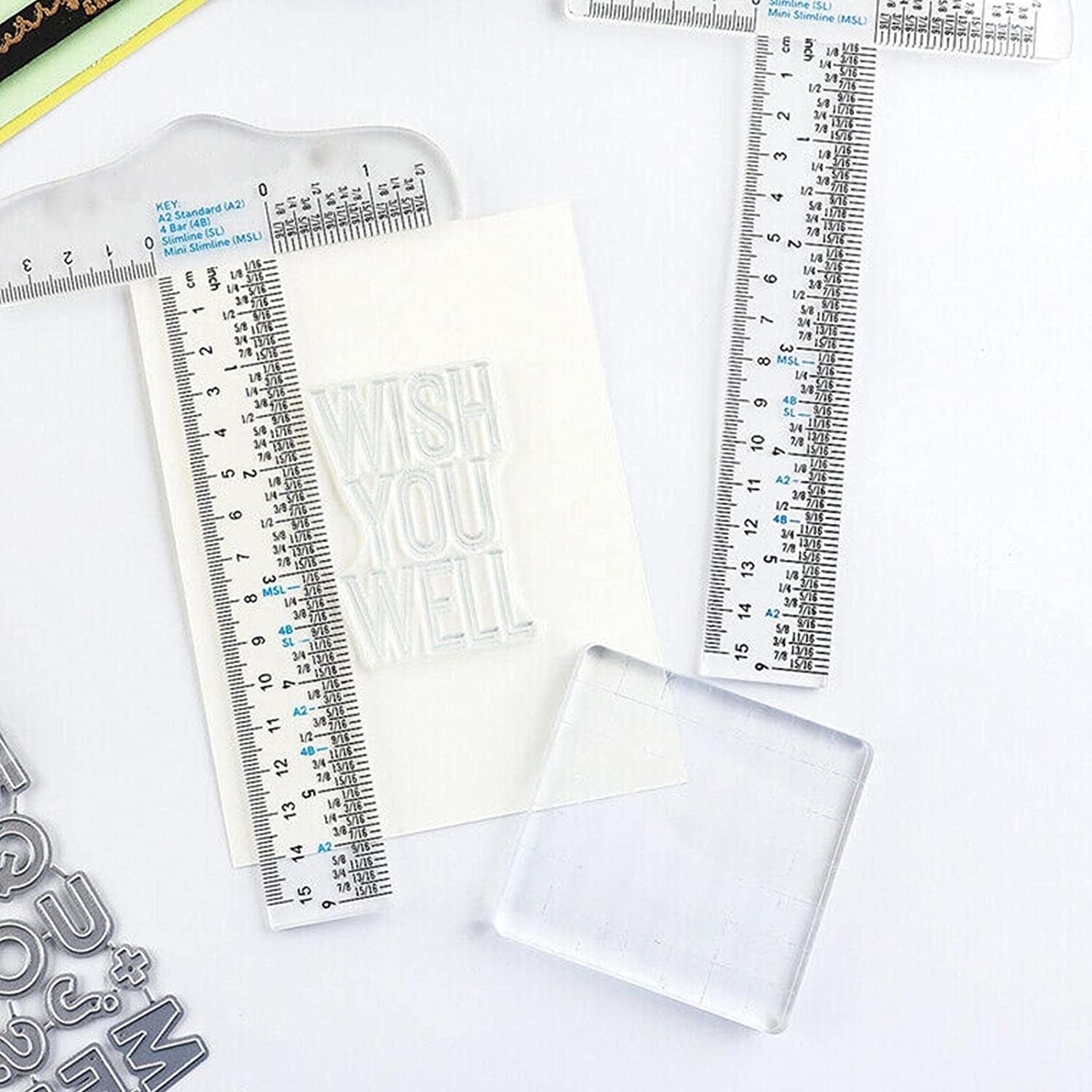 Transparent 6" Clear Acrylic T-Square Ruler, Drafting,Tools - Image 3
