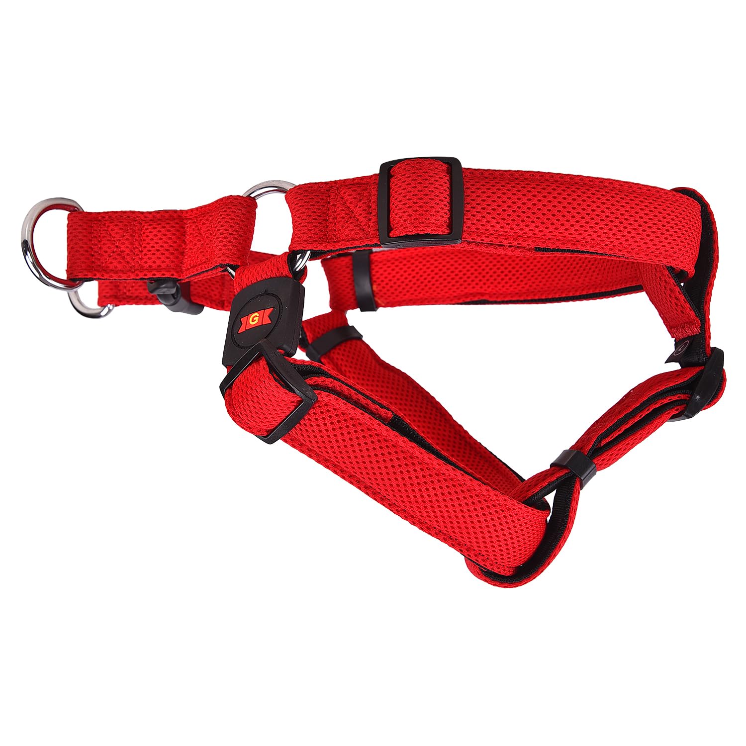 G Glenand Dca1150 Nylon Mesh Harness for Your Pets, Red, Small, 100 Grams
