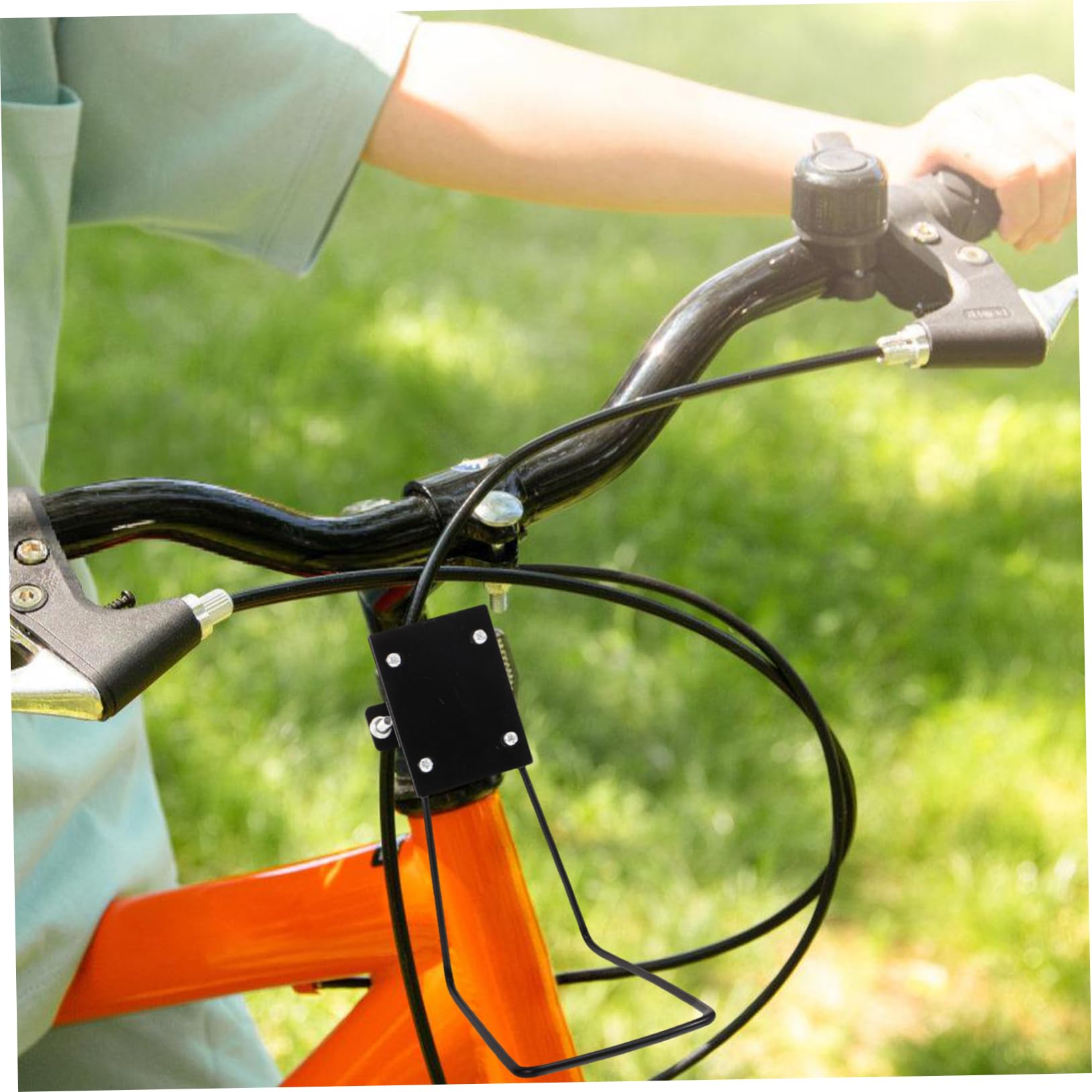 GRIRIW 1Set Professional Bike Front Rack Holder Bracket for Mountain Bike Basket Simple Installation for Road and Folding Bikes Cycling Accessory