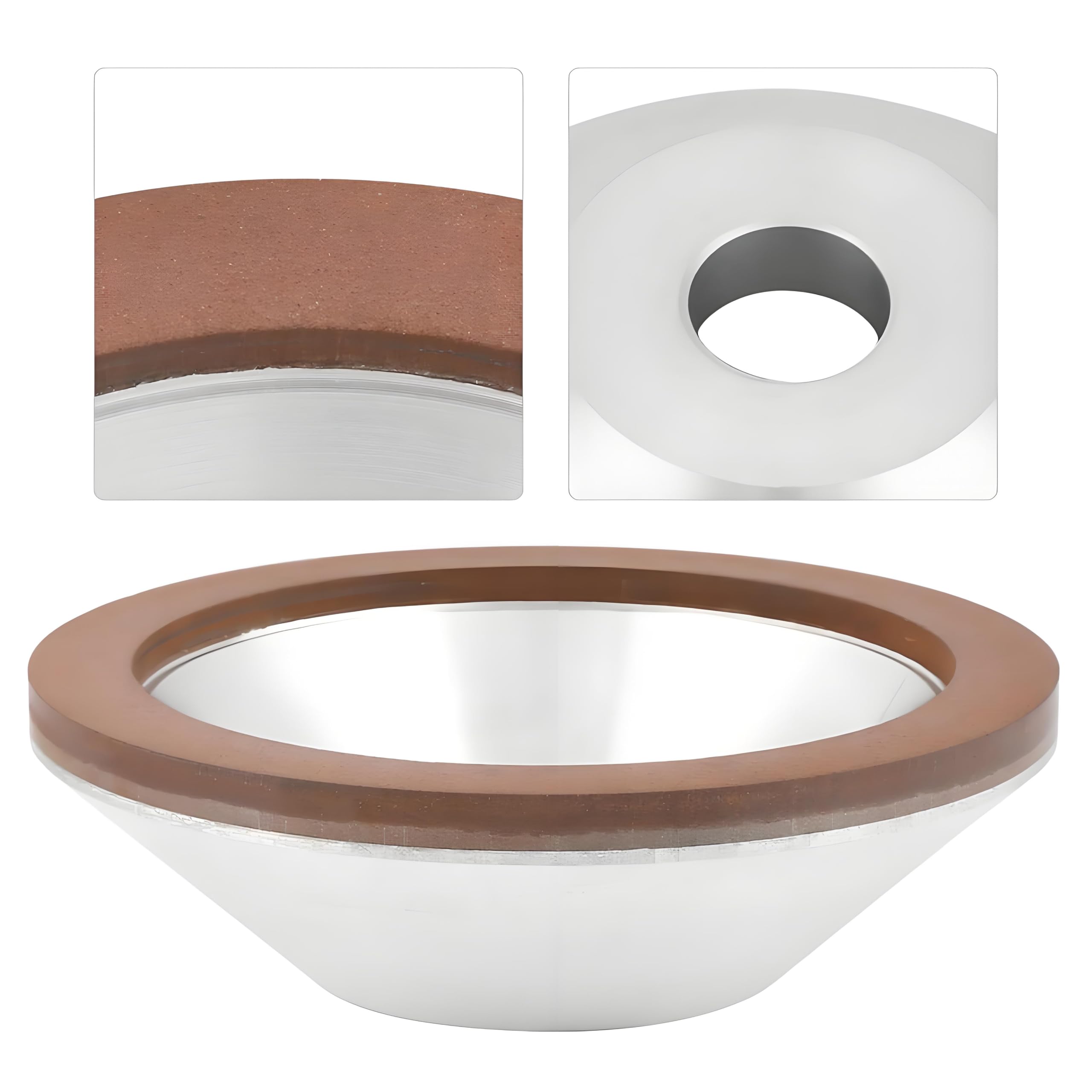 Meule Diamantée en Forme de Bol Meule 100mm Disque de Meulage de Meule de Diamant 180# Tasse de Diamant pour Le Métal de Carbure