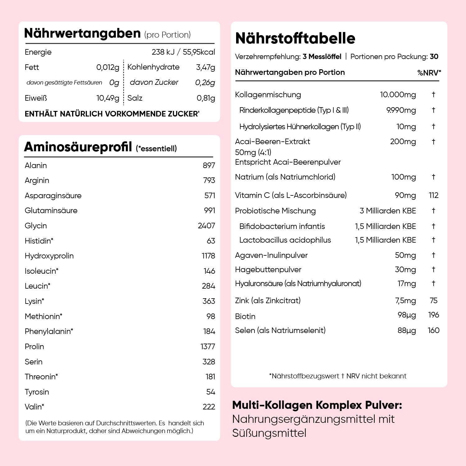 WeightWorld Creatin Monohydrat Tabletten + Multi Kollagen Komplex Pulver