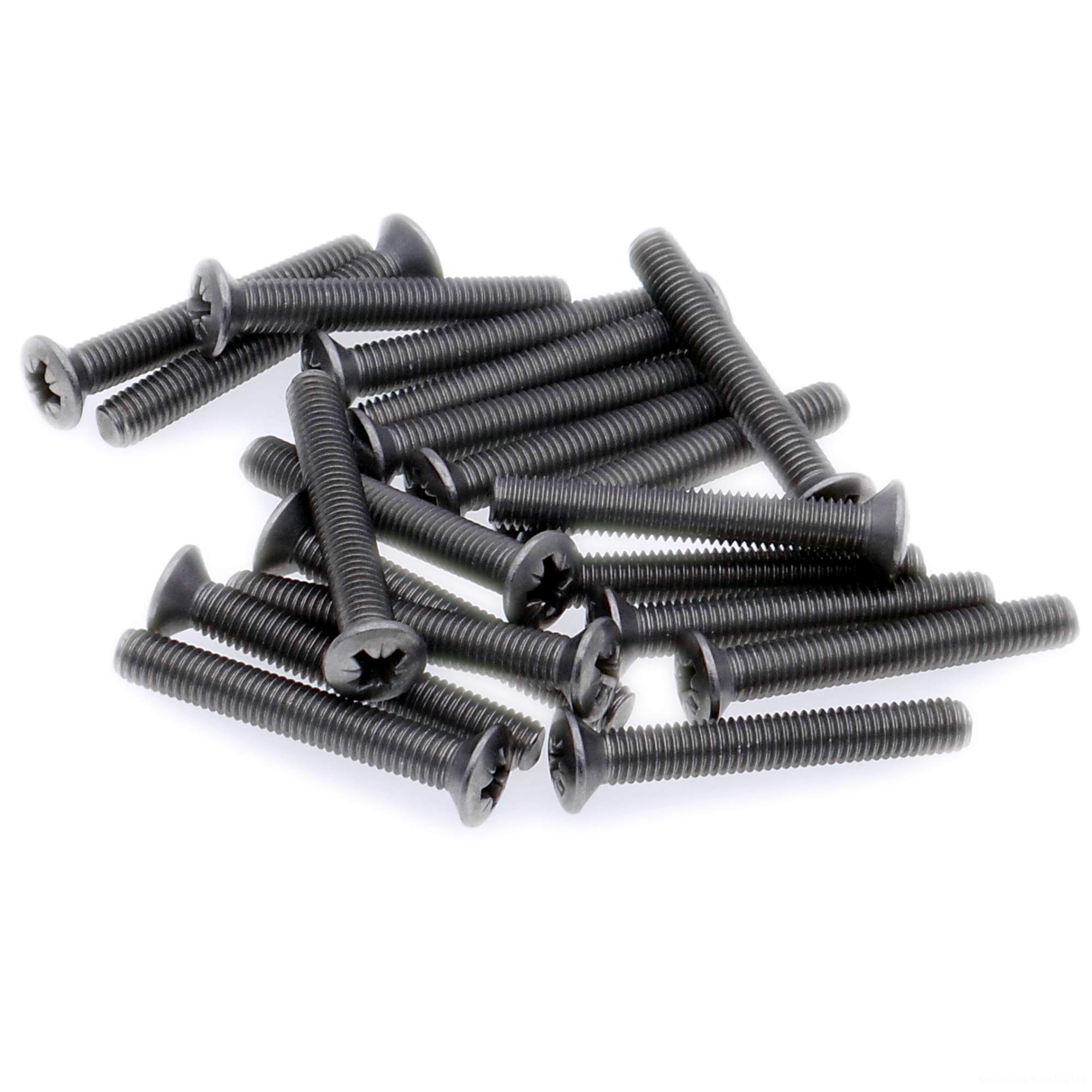 Singularity Supplies M3 (3Mm X 5Mm) Pozi Raised Countersunk Machine Screw (Bolt) - Stainless Steel (A2) (Pack Of 20)