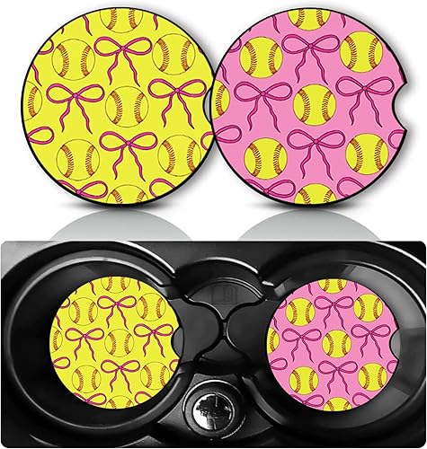 Miniatura 40 de Paquete de 2 posavasos con diseño de Driver Picks The Music, cintas de casete retro, regalos para mujeres y hombres, tapete interior del vehículo,