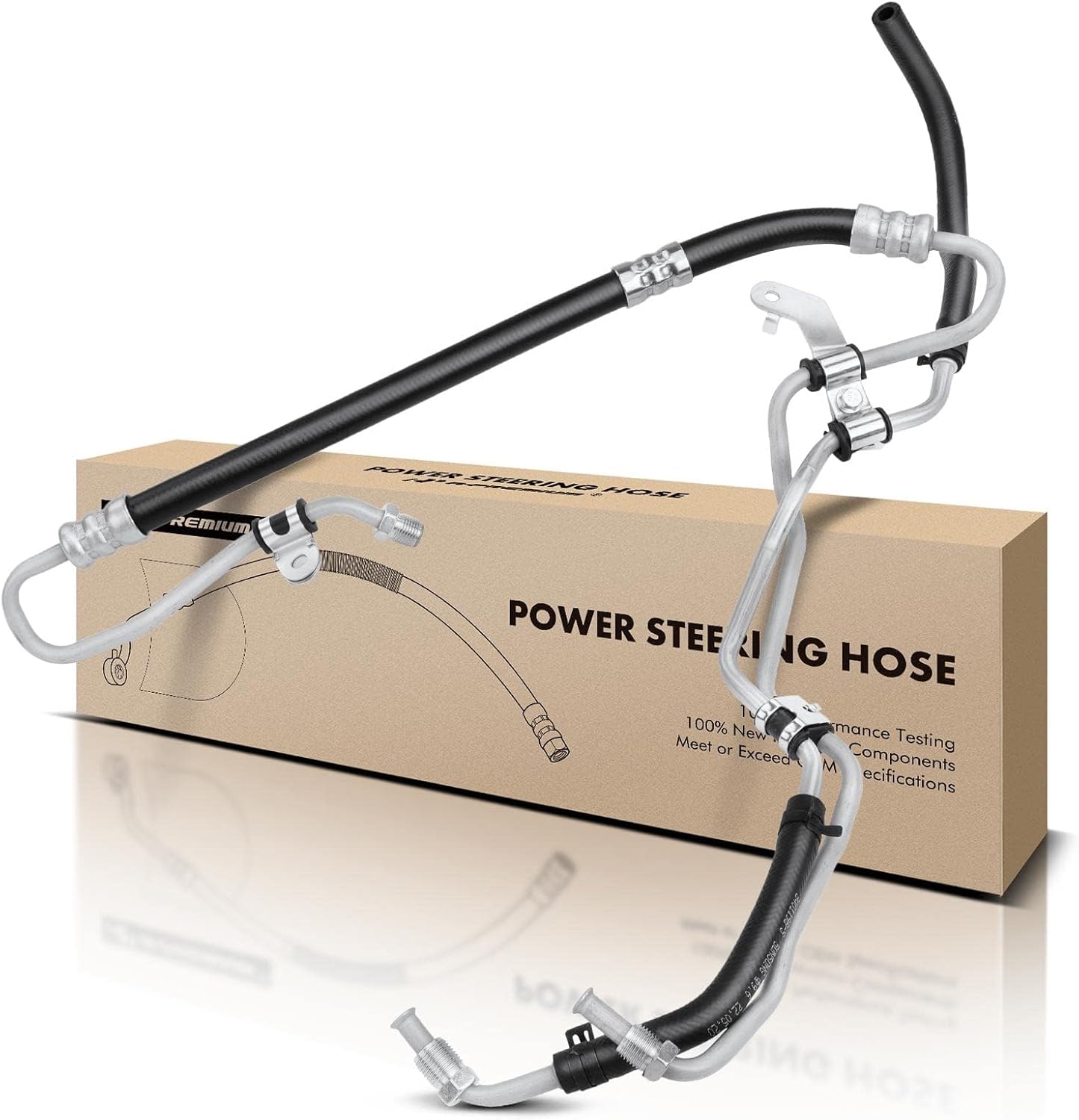 A-Premium Power Steering Hose Pressure & Return Line Hose Assembly Compatible with Toyota Celica 2000-2005 L4 1.8L
