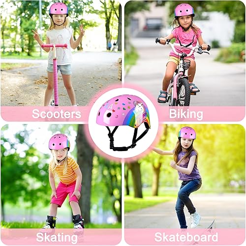 Miniatura 7 de FIODAY Toddler Helmet, Unicorn Kids Bike Helmet with DIY Stickers Adjustable Bicycle Helmet for Girls Boys Cycling Skateboard Inline Skating