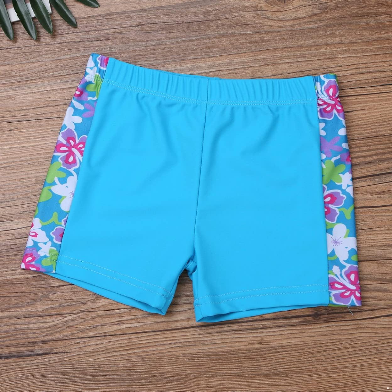 Kids Girls Two Piece Floral Rash Guard Swimsuit Tankini Set Bathing Suit Anti UV Sun Protection Swimwear