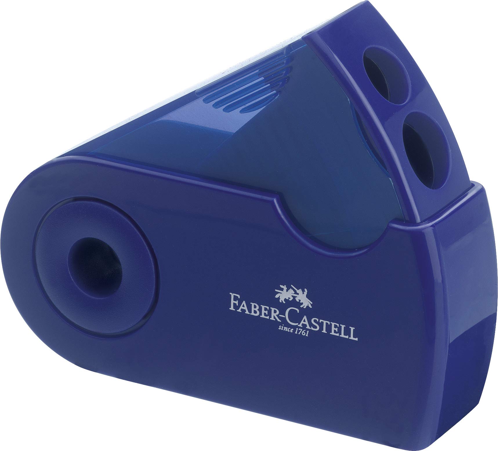 Faber-Castell 217067 - Set Da Disegno Grip 2001: 6 Matite HB, Righello, Gomma E Temperino, Colore Blu - 6