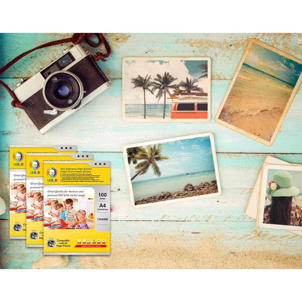 Cartridgeify Inkjet Hochglanz-Fotopapier A4 240 g/m², 120 Blatt, für