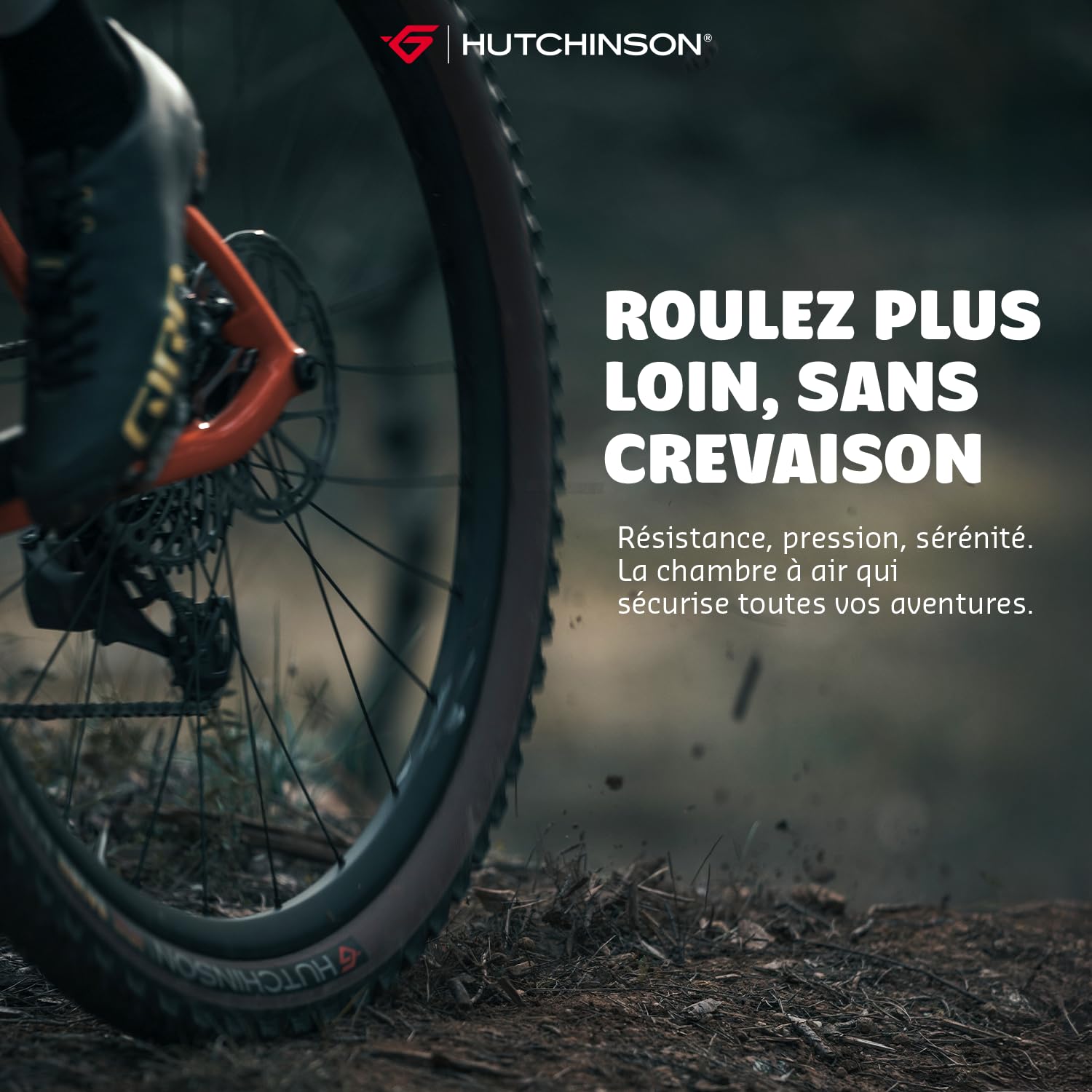 Hutchinson Chambre 27.5 x 1.7-2.35 VF Schrader Lot de 2, Noir