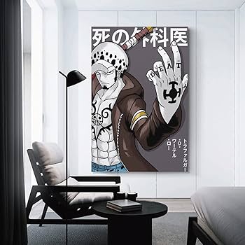 Amazon.co.jp: トラファルガー・ロー 2 キャンバス アート ポスター