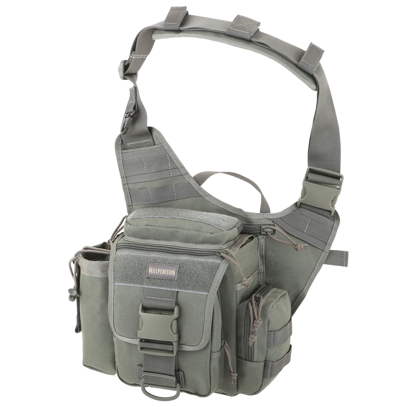 Maxpedition Jumbo Versipack Torba na ramię - Liście Zielone, 3,5 l, Zielone liście, Rozmiar Uniwersalny