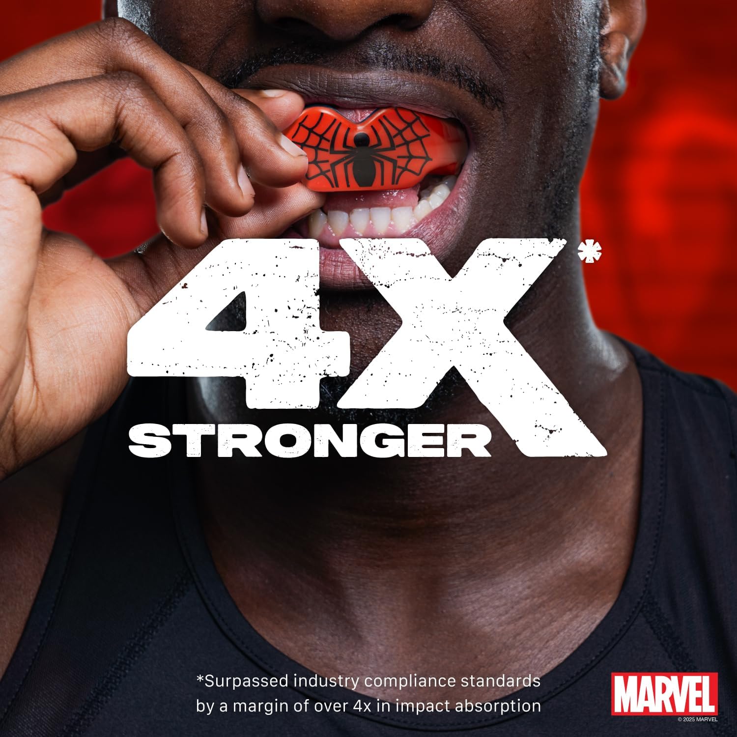 Marvel Spider-Man Sports Mouthguard for Braces, One Size Remouldable Gum Shield with Case for Boxing, MMA, Rugby, Martial Arts, Judo and All Contact Sports - Image 3
