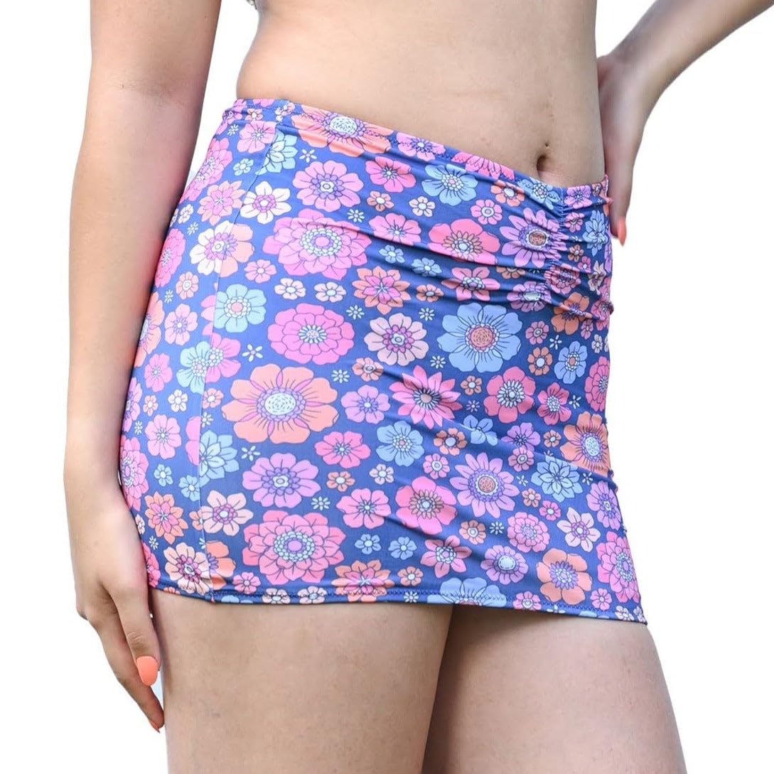tfw Women's Mid Waist Short Mini Swim Skirt, Shorts, Casual, Summer Wear, Shorts Bikini Bottoms, Bathing Suit, Beachwear, Above Knee Skirts-picture-50