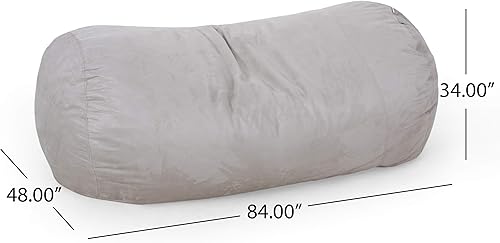 Miniatura 11 de Christopher Knight Home Puf, 7 pies, espuma marina verde azulado Sea Foam Teal,Carbón vegetal,Azul medianoche,Rojo -,rosado rosa (Rose Petal