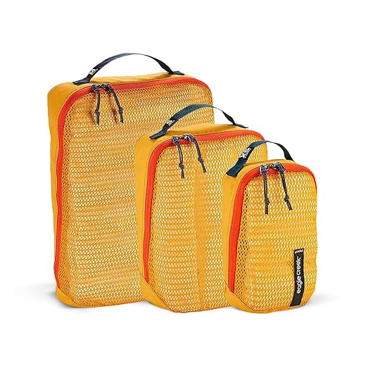 Eagle Creek Pack-it Reveal Cube Set, Sahara Yellow - Set XS/S/M