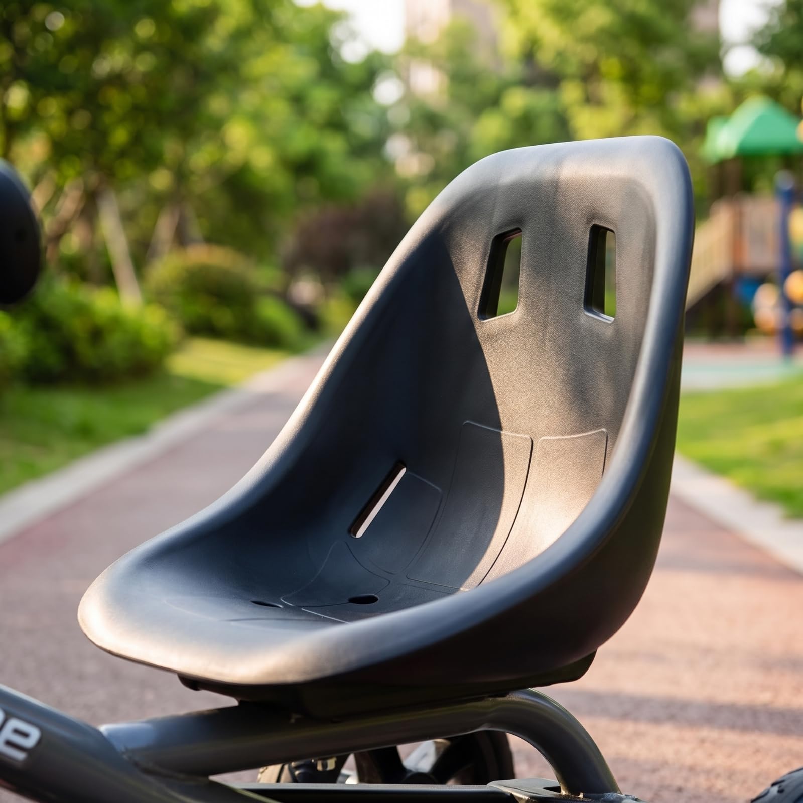 TISHITA Children Bike Seat Siège Enfant Siège Vélo Siège Kart Coque Profonde Ergonomique PP Robuste Contre l'usure Installation Simple et Adaptable Adapté aux Vélos d'enfants Karts Véhicules Modifiés
