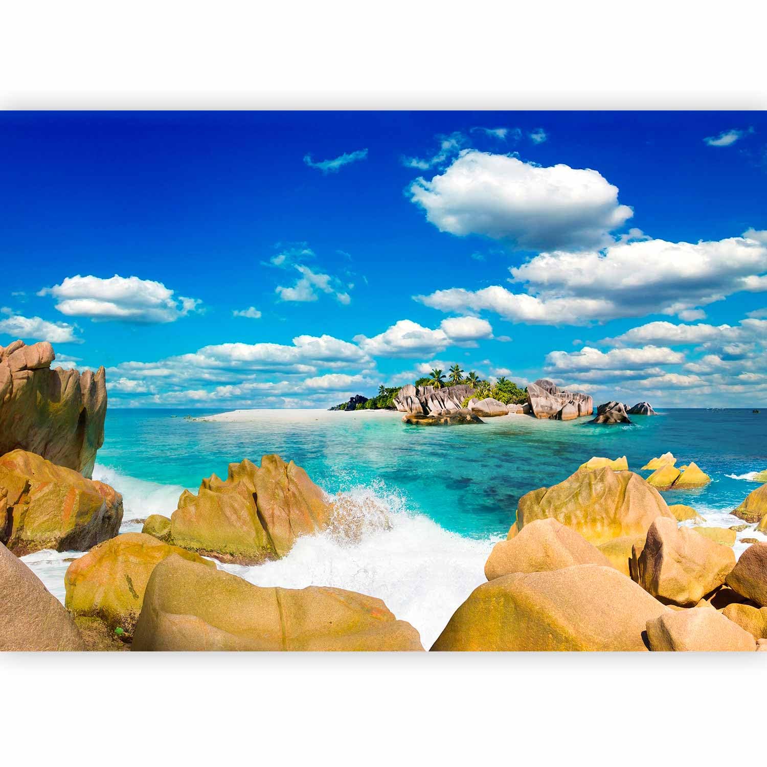 Papier peint murando intissé 400x280 cm Décoration Murale XXL Poster Tableaux Muraux Tapisserie Photo Trompe l'oeil été mer paysage nature c-A-0028-a-a