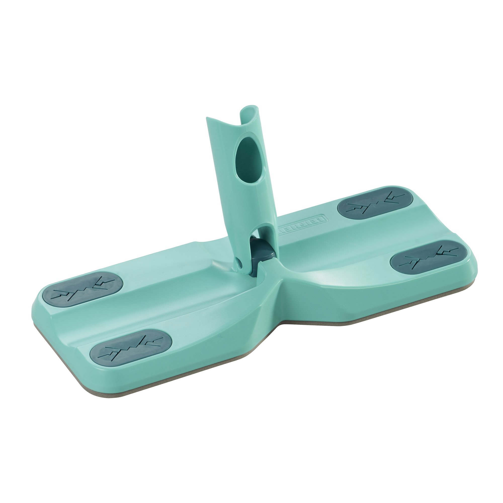 Leifheit Click System Clean and Away Floor Wiper with Cleaning Pads, Turquoise, 5-pack
