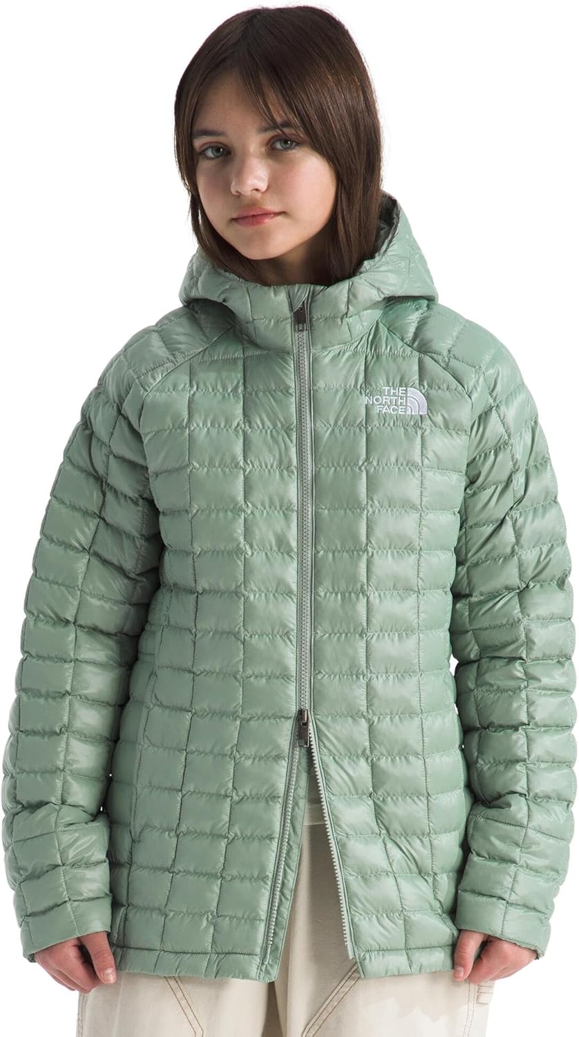 THE NORTH FACE girls Thermoball Parka | High-loft Insulation, Ripstop Fabric, 3 Piece Hood, Chin Guard
