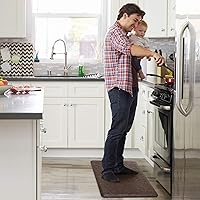 Vista 7 de KMAT Alfombra de Cocina Acolchada Anti-Fatiga Alfombra de Piso Impermeable Antideslizante Alfombra de Pie Ergonómica Cómoda Alfombra de Piso
