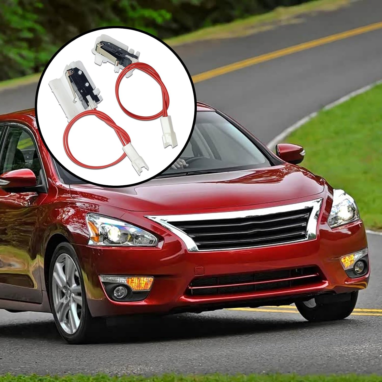 Pleoos Shifter Repair Kit Shift Switch Compatible with 2013-2017 Nissan Pathfinde Altima 2.5L 3.5L Replace OE 349013NW4A 349013NW1A 349013NW3A 34901-3NW2A
