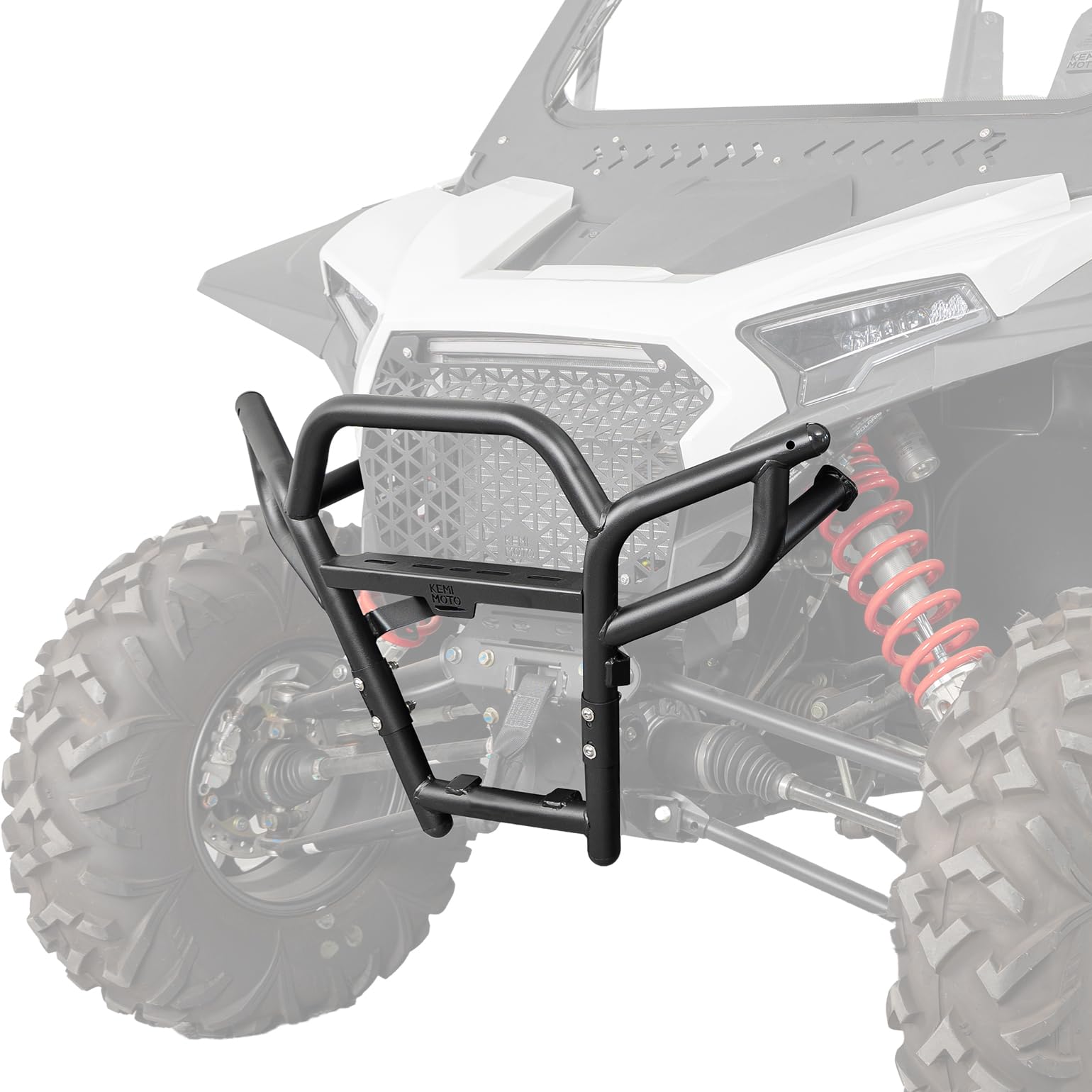 View 1 of *minor scratches* KEMIMOTO Front Bumper Hole Heavy Duty Steel with Spot Light Mounting Hole