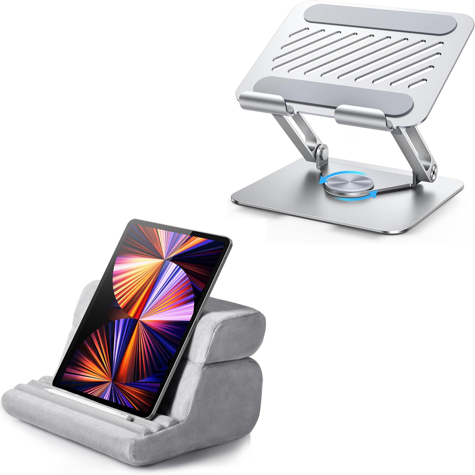 UGREEN Tablet Pillow Stand and UGREEN iPad Stand for Desk