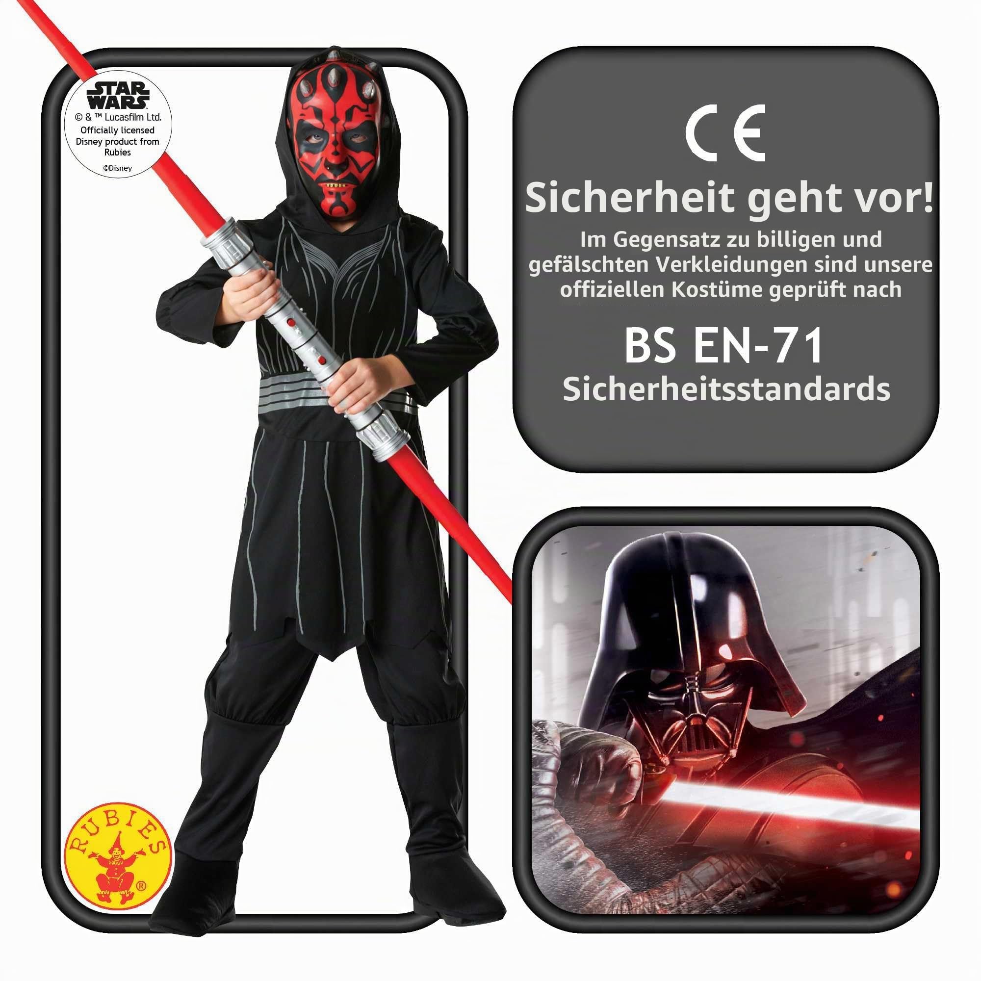 Rubie's Offizielles Disney Star Wars Darth Maul-Kostüm für Kinder