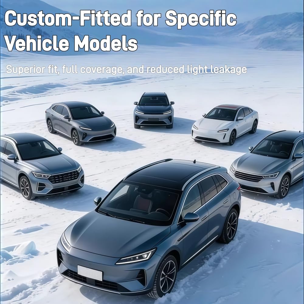 Parasol Coche para Mercedes-Benz GLc Coupe 2016-2026,Parasol Coche Delantero Plegable,Parasol Parabrisas,Automóvil Accesorios en Verano,Protección UV Reduce Calor Interior