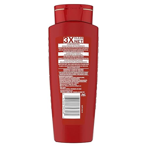 Miniatura 2 de Old Spice Gel de baño de alta resistencia para hombres, aroma puro deportivo, 18 onzas líquidas (18.0 fl oz)