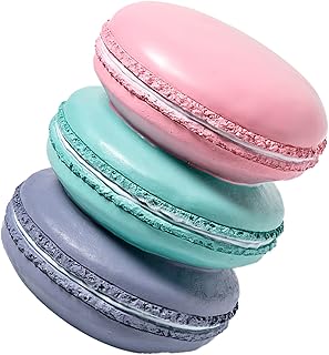 VINGVO Food Shoe Changing Stool, Lightweight Ingenious Simulated Food Stool Comfortable Retro Decorative for Home (Sweetheart Cookie)