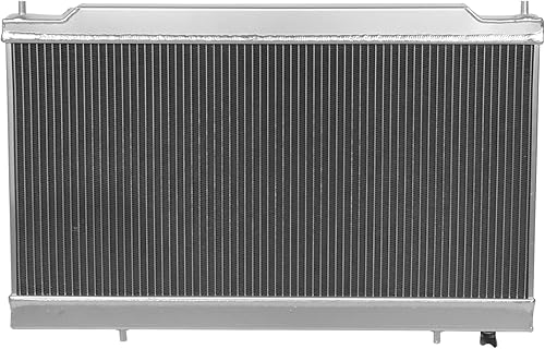 Miniatura 5 de DNA Motoring RA-ME95T-2 Radiador de aluminio completo de 2 filas, 1 paquete, metálico