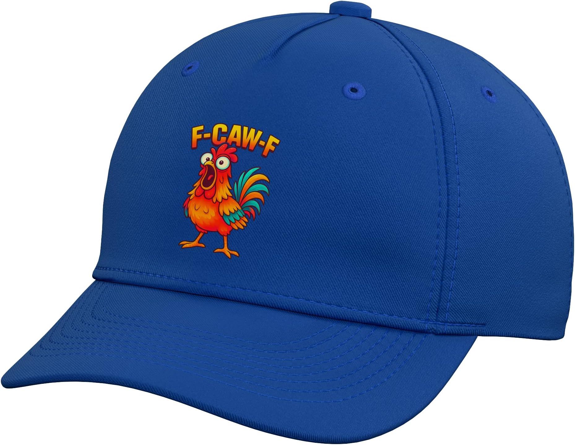 F-Caw-F Chicken Meme Funny FCawF Humor Gag Adjustable Baseball Hat