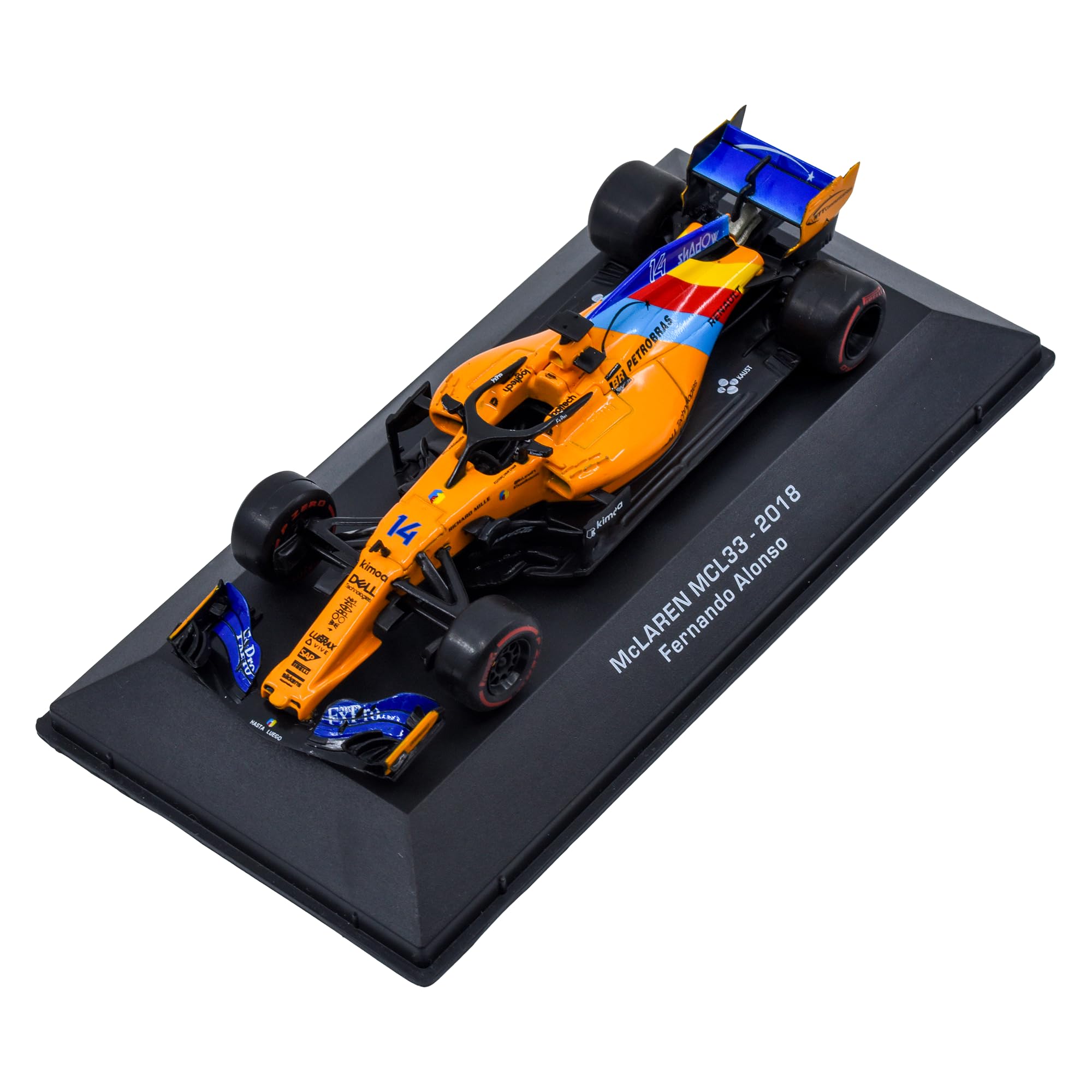 1:43 F1 Team MCL33-2018 Collection Formula 1 Race # Model Inspired by Fernando Alonso Diecast Collectible Model​