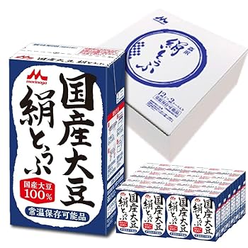 Amazon.co.jp: 【Amazon.co.jp限定】森永 国産大豆 絹とうふ