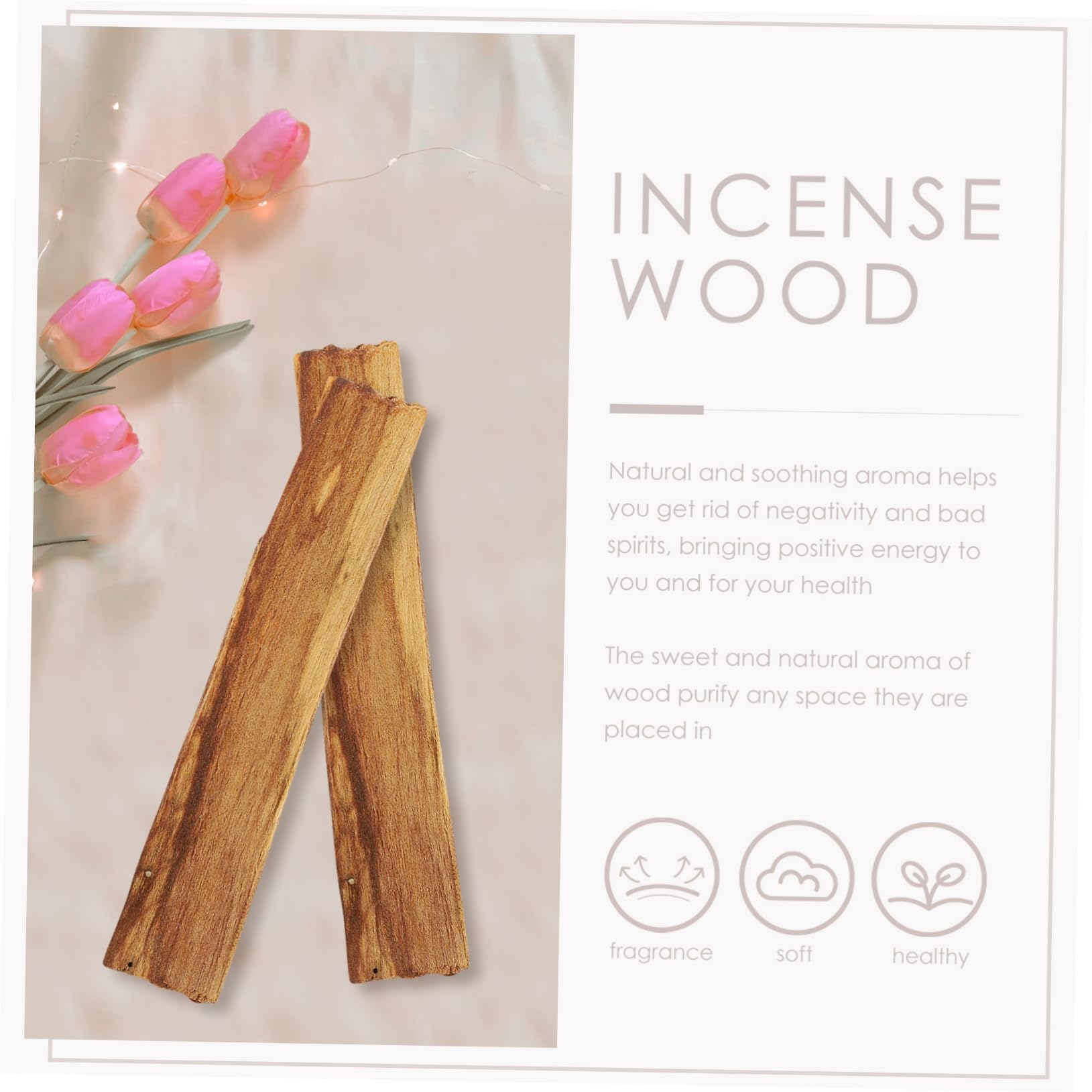 OUNONA 5 Series Madera De Incienso Aroma Mancha Palos Cedro Natural Bosque Perfumado Fragancia Sándalo Palo Quemador De Madera 3 Piezas X 5