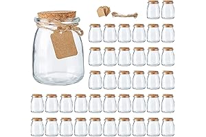 Brajttt Glass Craft Jars: Miniature DIY Delights