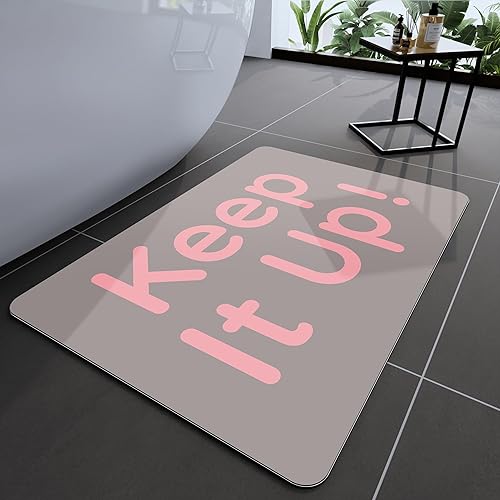 Vista 83 de Alfombras de baño 24x48 pulgadas, alfombra mágica moderna para el baño, alfombra de goma antideslizante de secado rápido absorbente, alfombras