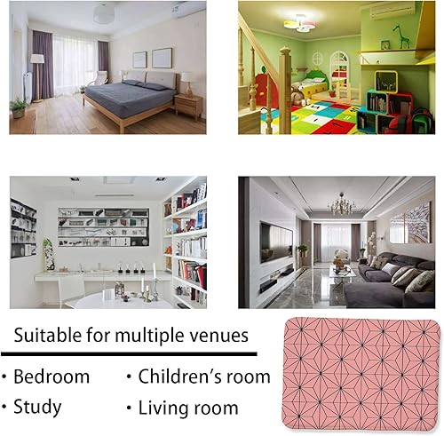 Miniatura 6 de Alfombra de esponja lavable para niños, niñas, niños, dormitorio, sala de estar, anime, alfombra antideslizante de Demon Kamado Nezuko, súper suave,