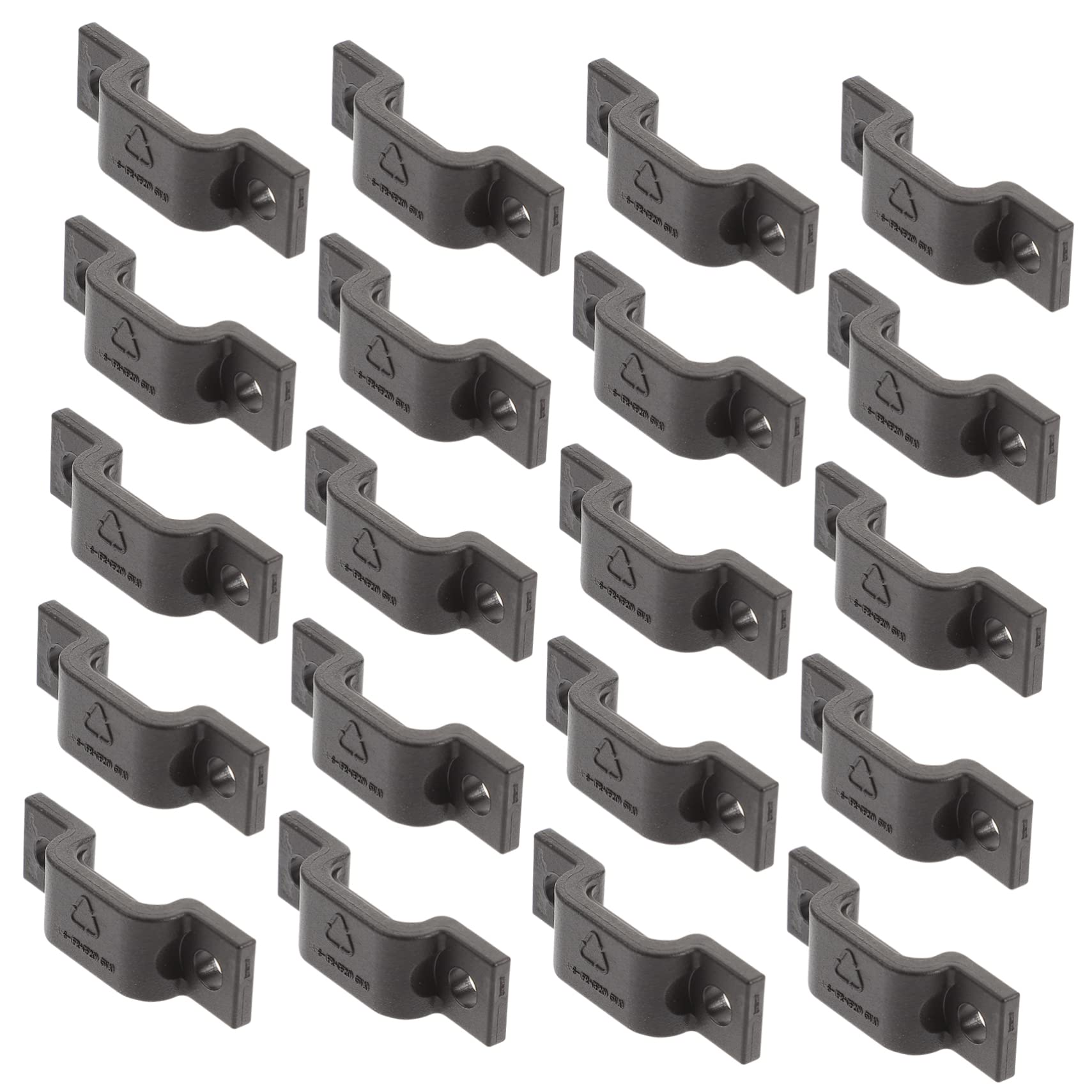 HOMSFOU 100stücke Kabelbinder Clips Stabile Kabelklemmen Für Effektive Kabelführung Installieren Für Tv Und Schreibtischkabel Strapazierfähigem Nylon