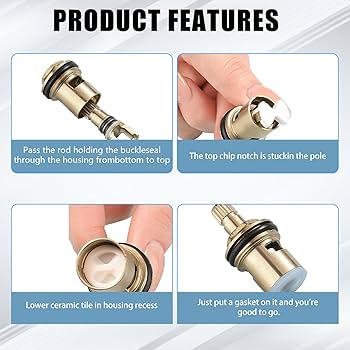 Tap Valve Cartridge Replacement Ceramic Disc Turn Basin Water Mixer Tap