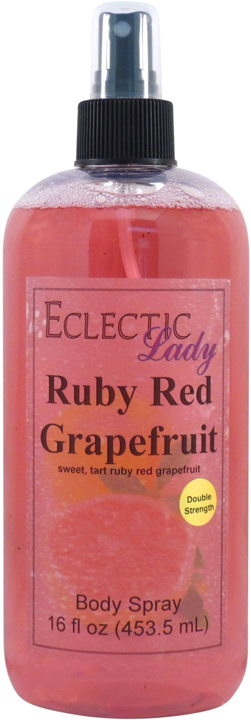 Eclectic Lady Ruby Red Grapefruit Body Spray, Double Strength, 16 ounces, Body Mist for Women with Clean, Light & Gentle Fragrance, Cologne with Soft, Subtle Aroma For Daily Use