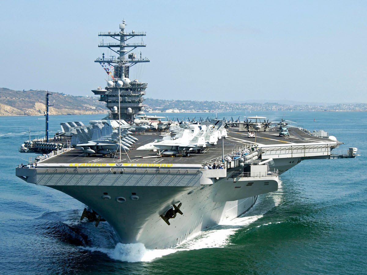 USS Nimitz (CVN 68) and Carrier Air Wing 11 depart San Diego (8.5 x 11)