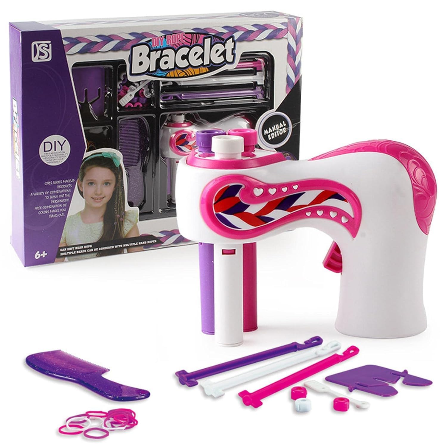 Electric Hair Braiding Machine Hair Beauty Fashion Salon Toy Kit| Educational Toy for Kids | Fun & Learning Toy Set-image-39