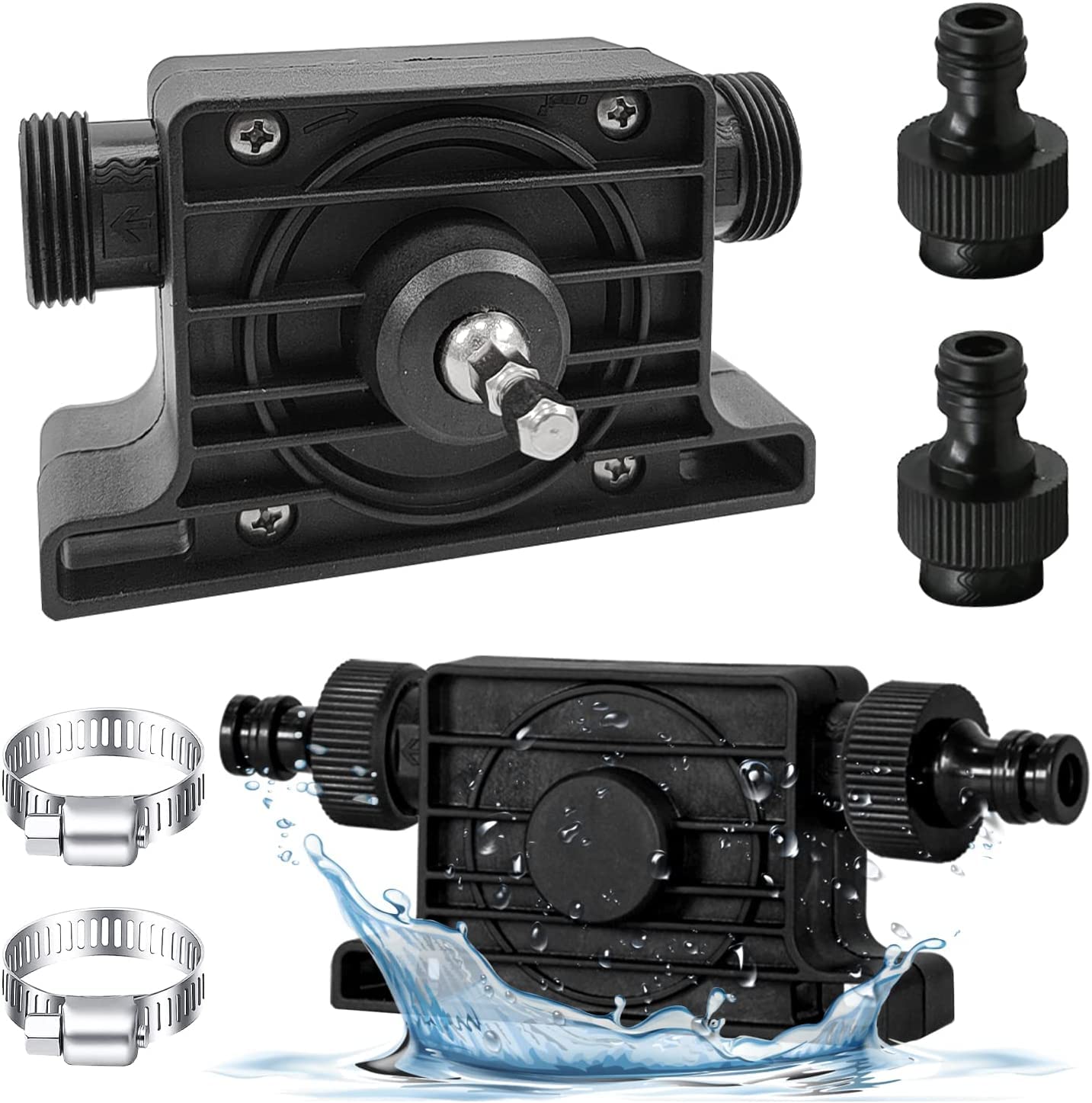 mohito Akkuschrauber Pumpe, 1pcs, Elektrische Bohrpumpe Mini, Hohe Durchflussmenge, Pumpe Bohrmaschine, Für den Transfer von Öl und flüssigem Wasser