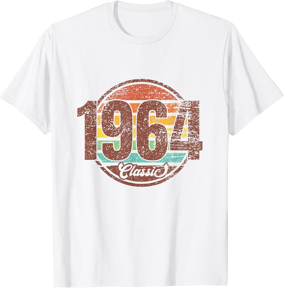 58th Birthday Vintage 1964 Classic Shirt Retro Bday 1964 T-Shirt