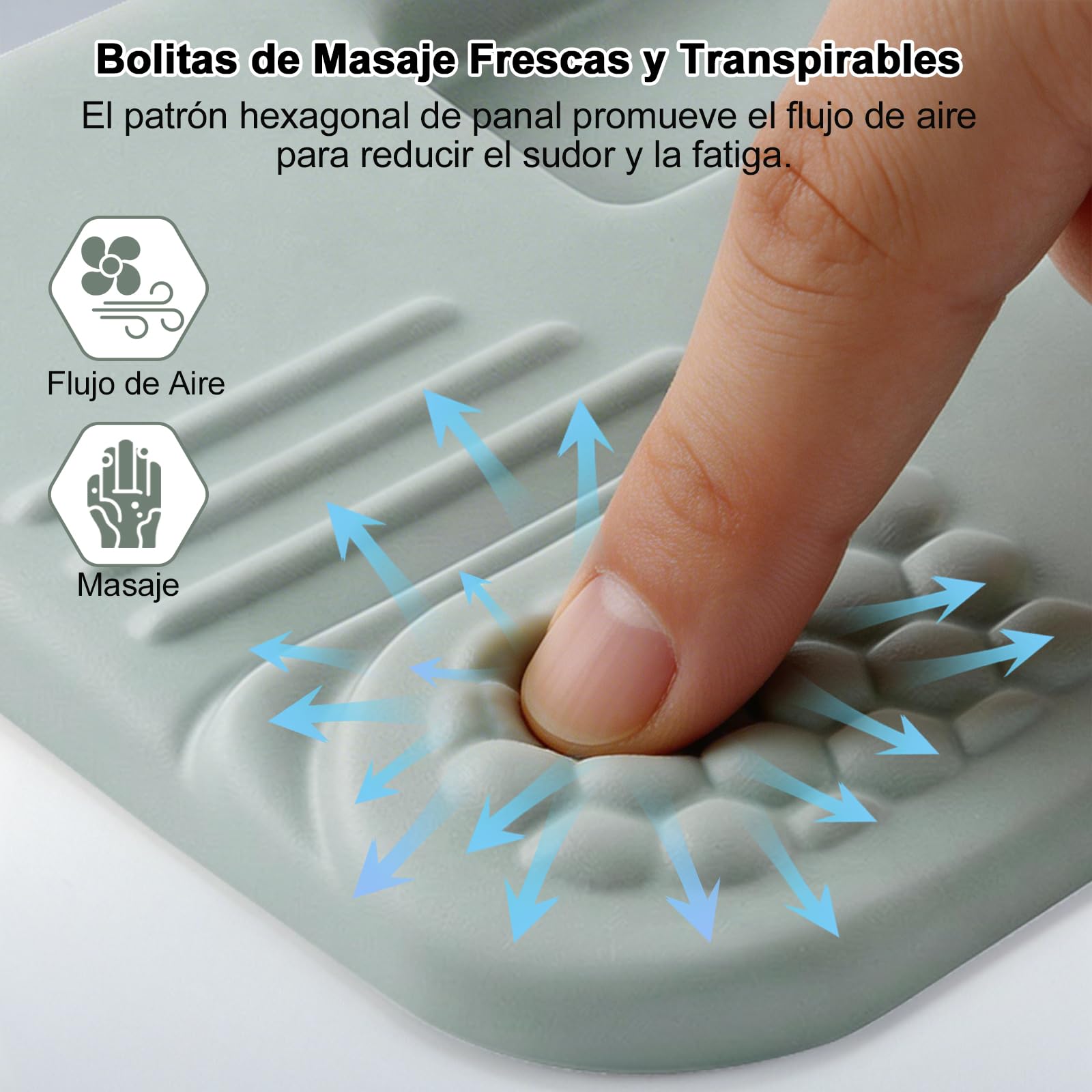 LIMOUS Reposamuñecas Ergonómico para Teclado, Soporte Elevador Ajustable | Caja de Almacenamiento, 2 Ángulos (3° y 13°), Espuma Viscoelástica En Ola, Base Antideslizante, para Oficina y Gaming, 17.3"
